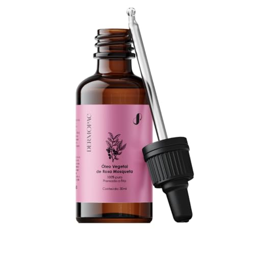 Óleo Vegetal Rosa Mosqueta 100% Puro Natural, Hidratante Facial, Corporal, Antirrugas Dermopac 30ml