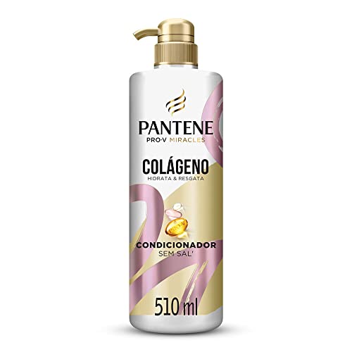 Condicionador Pantene Colágeno Hidrata e Resgata 510ml, Rosa