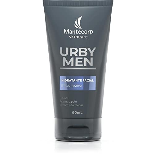 Hidratante Pós-Barba Urby Men – 60ml – Hidratação Leve e Sensação Refrescante – Ajuda a Acalmar a Pele – Mantecorp