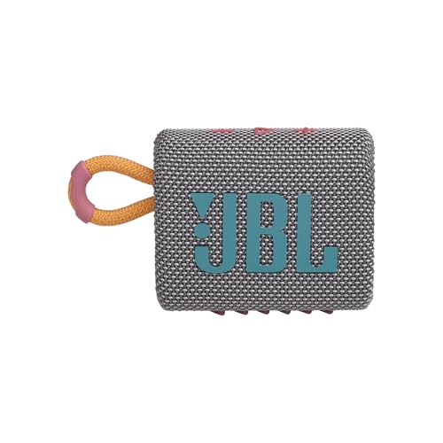 JBL, Caixa de Som Bluetooth, Go 3, Ultraportátil - Cinza